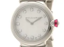 ブルガリ BVLGARI 腕時計 レディース LU28WSS/12 ルチェア 28.5mm LVCEA 28.5mm クオーツ ホワイトシェルxシルバー アナログ表示