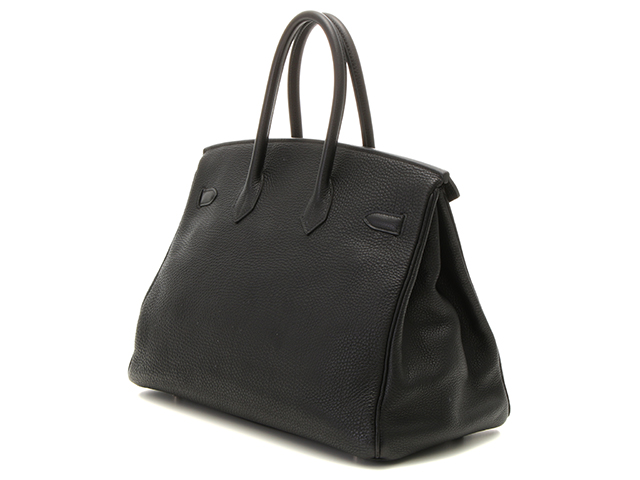 Hermes Birkin bag 35 Black Togo leather Silver hardware | L