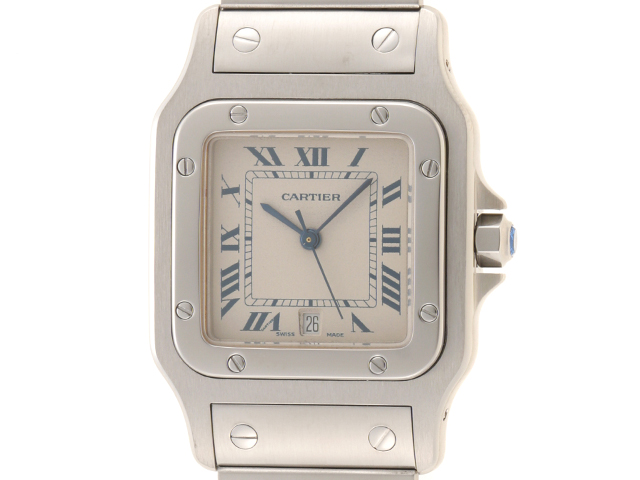 Cartier カルティエ 時計 サントス ガルベLM W20060D6 シルバー  