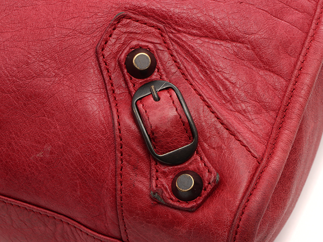BALENCIAGA バレンシアガ ザ・シティ ピンクレッド カーフ 2way BALENCIAGA バレンシアガ ザ・シティ ピンクレッド カーフ 2way
