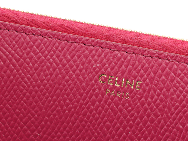 通販のお買物 CELINE セリーヌ サイフ・小物 ラージ ジップド