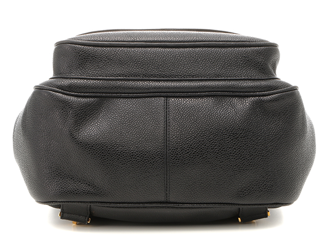 CHANEL シャネル リュック ココマーク ブラック カーフ ゴールド