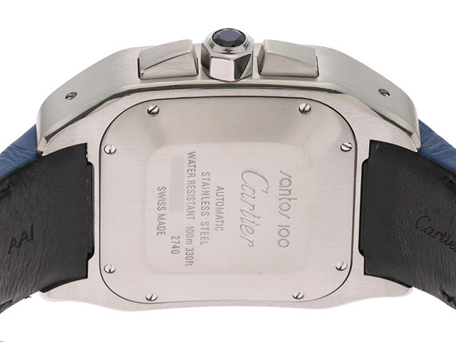 Cartier カルティエ 時計 サントス 100クロノ W20090X8 SS