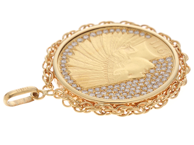 GF59PT Gold Filled (14KGF) 9x4.8mm Paper Tag for Bracelet