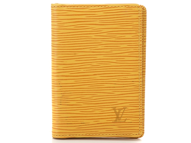 Sophiaのブランドルイヴィトン カードケース オーガナイザー ドゥ ポッシュ エピ 黄色