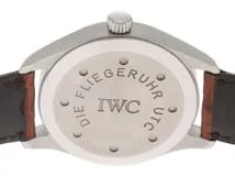IWC　スピットファイアー UTC　IW325107　シルバー文字盤 ステンレス/クロコレザー　自動巻き【472】