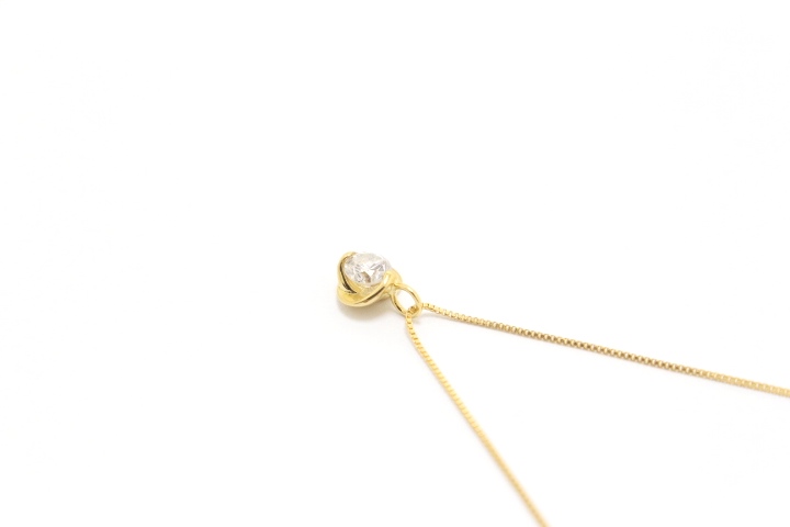 JEWELRY ノンブランドジュエリー デザインネックレス K18 ゴールド ダイヤモンド 0.18ct 【460】2147400234647