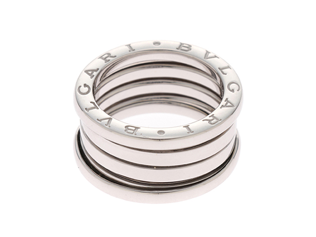 ブルガリ B-zero1 ビー ゼロワンリング 指輪 51 日本サイズ11号 2バンド 750WG K18 約9.9g ホワイトゴールド アクセサリー ジュエリー 小物 女性 レディース BVLGARI Accessories ring