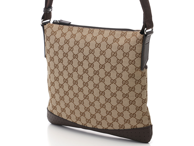 【限定品】 GUCCI レザー GGキャンバス GGショルダーバッグ グッチ ネイルアート用品(筆など)