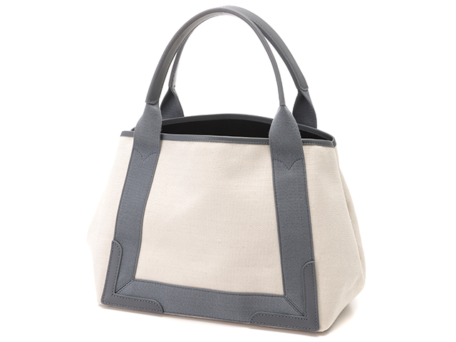送料無料 いつまで BALENCIAGA バレンシアガ カバスS ネイビー ナチュラル グレー バッグ