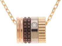 BOUCHERON　ブシュロン　ネックレス　キャトルクラシックNC/4カラー　JPN00547　YG/PG/WG/D/5.5g　2147400241607　【437】