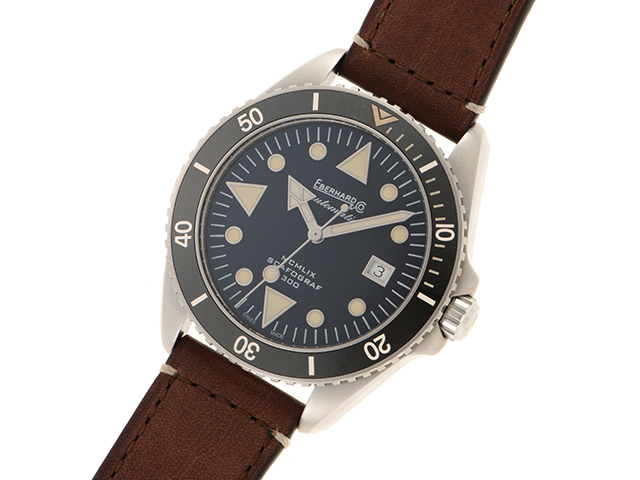 EBERHARD　エベラール　時計　スカフォグラフ300　41034.VSCP　SS/カワ　2147400245933　【437】