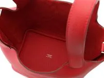 HERMES　エルメス　ピコタンロックPM　トリヨンクレマンス　ヴァ―ミリオンレッド/SV　B刻印【431】