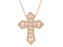 DAMIANI ダミアーニ  ベル エポッククラウン ネックレス 20089532 K18ピンクゴールド ダイヤモンド計1.38 カラット【472】SJ