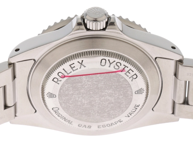 P番2001年並行 ROLEX ロレックス 腕時計 シードゥエラー 16600 ブラック文字盤 ステンレス 自動巻き 穴有【472】SJ