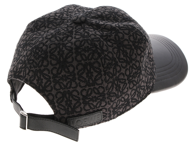 【正規品】LOEWE キャップ ブラック サイズフリー キャップ（キャンバス） ブラック - LOEWE