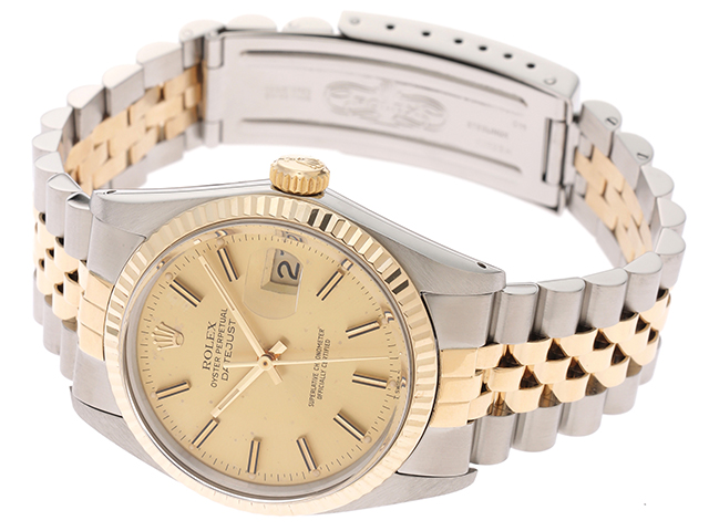 1982年 ROLEX ロレックス デイトジャスト 16013 18YG/SS 強化