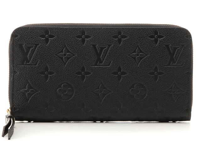 LOUIS VUITTON　ルイヴィトン　ジッピー・ウォレット　モノグラム・アンプラント　ノワール　M61864【472】RKT