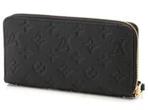 LOUIS VUITTON　ルイヴィトン　ジッピー・ウォレット　モノグラム・アンプラント　ノワール　M61864【472】RKT