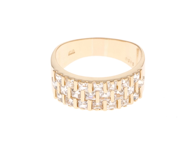 JEWELRY　ジュエリー　リング　K18　ホワイトサファイア1.50ct　約3.8g　13.5号【207】2147400259671