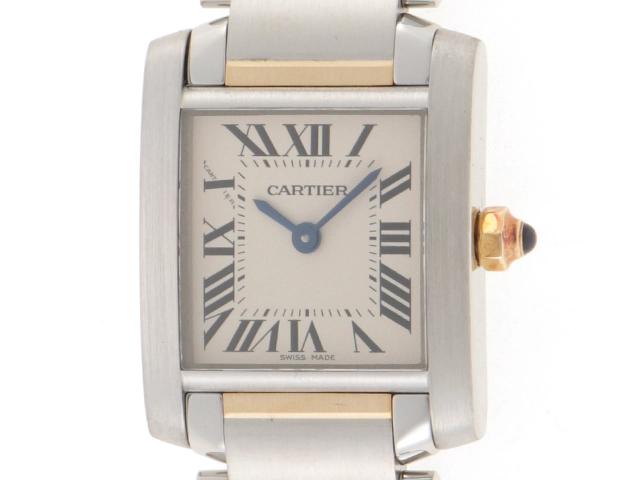 Cartier カルティエ 腕時計 タンクフランセーズ SM W51007Q4 ホワイト ...