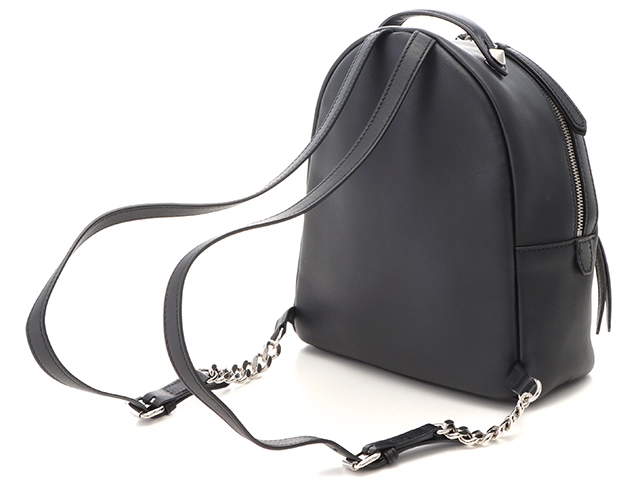 FENDI フェンディ バイザウェイマルチカラースタッズ バッグパックミニ ブラック レザー 【431】