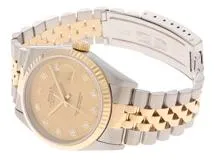 P番2000年頃 ROLEX ロレックス 腕時計 デイトジャスト36 16233G シャンパン10Pダイヤモンド文字盤 K18イエローゴールド/ステンレス ジュビリー 自動巻き【472】SJ