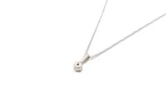 JEWELRY ノンブランドジュエリー 1粒ダイヤモンド ネックレス K10WG ホワイトゴールド ダイヤモンド 0.07ct 【460】2147400264507