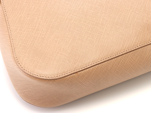 Salvatore Ferragamo サルヴァトーレ フェラガモ ガンチーニ ワンショルダー AU-21/4835 ベージュ  レザー 【460】2147400267706