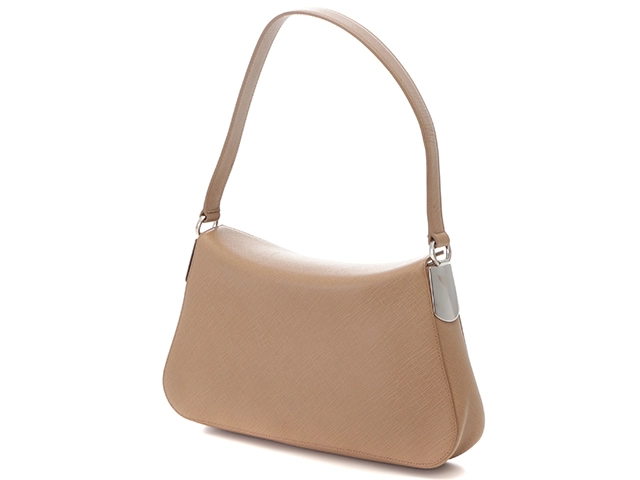 Salvatore Ferragamo サルヴァトーレ フェラガモ ガンチーニ ワンショルダー AU-21/4835 ベージュ  レザー 【460】2147400267706