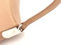 Salvatore Ferragamo サルヴァトーレ フェラガモ ガンチーニ ワンショルダー AU-21/4835 ベージュ  レザー 【460】2147400267706