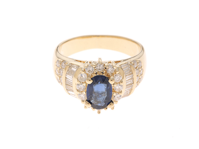 JEWELRY ジュエリー リング K18ゴールド サファイヤ0.91ct