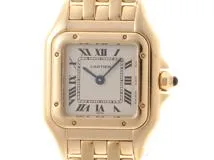 Cartier  カルティエ　パンテールSM　YG　W25022B9　アイボリー　レディース　クォーツ　2147400275879【432】