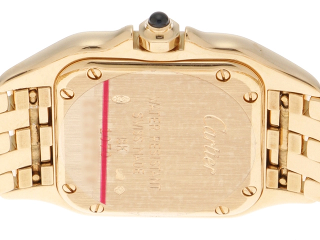 Cartier  カルティエ　パンテールSM　YG　W25022B9　アイボリー　レディース　クォーツ　2147400275879【432】