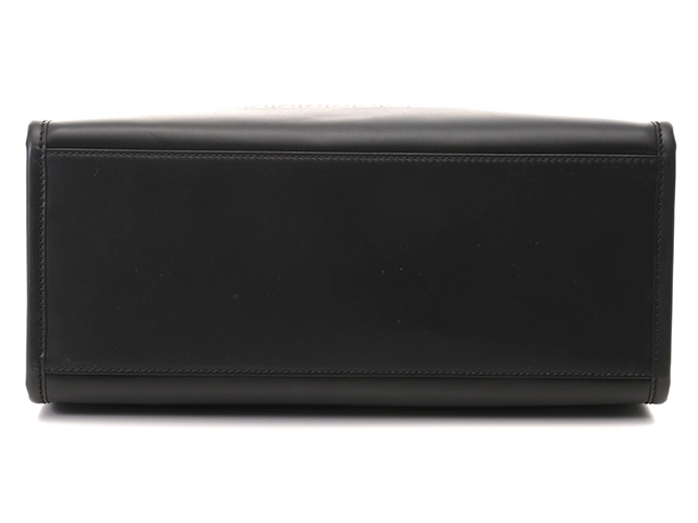 FENDI　フェンディ　トートバッグ　VERSACEコラボ　FENDACE　サンシャイン　ミディアムサイズ　ブラック　カーフスキン　8BH386【472】HA