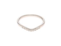 TIFFANY&CO ティファニー カーブドバンドリング 指輪 プラチナ ダイヤモンド  3.4g 11号 2147400276173 【200】