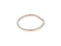 TIFFANY&CO ティファニー カーブドバンドリング 指輪 プラチナ ダイヤモンド  3.4g 11号 2147400276173 【200】