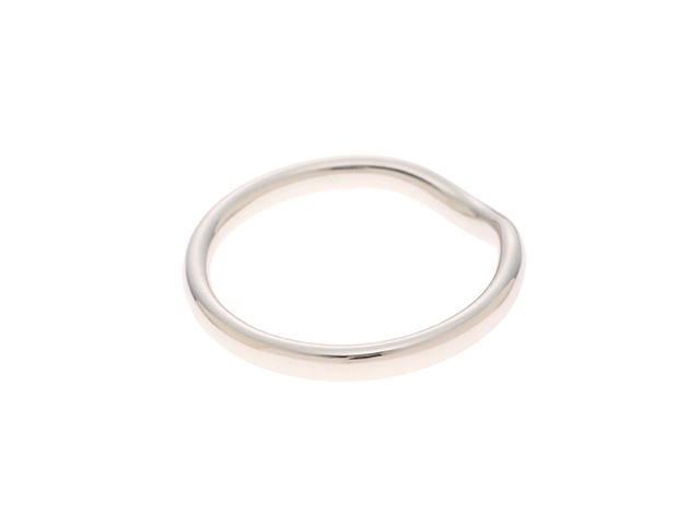 TIFFANY&CO ティファニー カーブドバンドリング 指輪  プラチナ 3.4g 10.5号   2147400276197 【200】