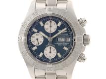 BREITLING ブライトリング エアロマリン クロノグラフ スーパーオーシャン  A111C16PFA/A13340 SS ステンレススチール ブルー文字盤 オートマチック 【460】2147400277347