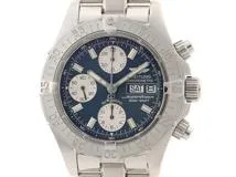 BREITLING ブライトリング エアロマリン クロノグラフ スーパーオーシャン  A111C16PFA/A13340 SS ステンレススチール ブルー文字盤 オートマチック 【460】2147400277347
