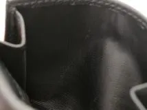 PRADA　プラダ　三つ折財布　1MH043 　ブラック レザー　2147400277637　【437】