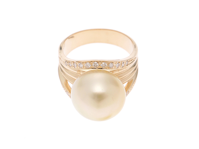 JEWELRY ノンブランドジュエリー リング 13号 K18/パール