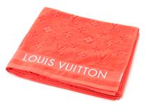LOUIS VUITTON 　ルイヴィトン 　ビーチタオル　モノグラム ビーチタオル LV バケーション  コットン ポピー オレンジ 　M78457 【472】AH