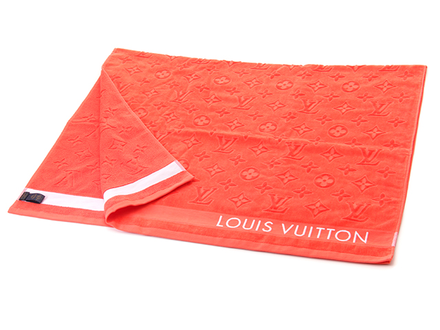 LOUIS VUITTON ビーチタオル100%コットン新品未使用 ルイ·ヴィトン】ラグジュアリーなレジャーにぴったりのメンズ