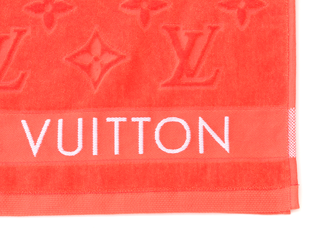 LOUIS VUITTON ルイヴィトン タオル ビーチタオル ポピー オレンジ LOUIS VUITTON ルイヴィトン ビーチタオル モノグラム ビーチ