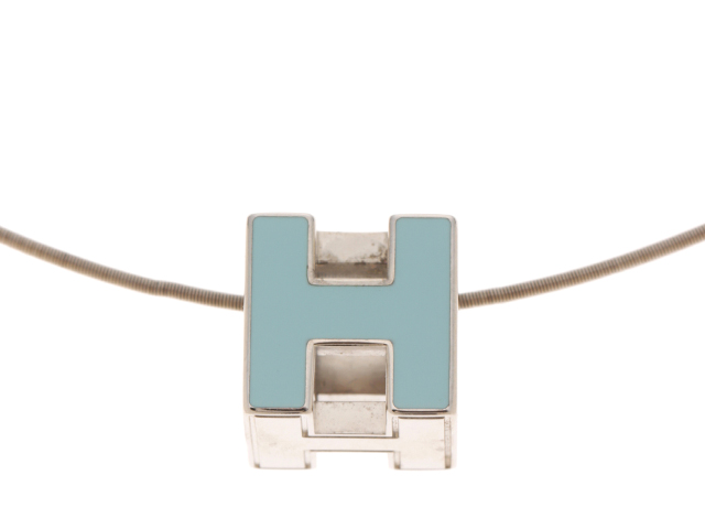 HERMES - エルメス ー 003960S 【472】 HERMES エルメス カージュドアッシュ Hキューブネックレス