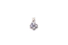 JEWELRY ノンブランドジュエリー トップ K18WG ホワイトゴールド ダイヤモンド 0.01ct カラーストーン 【460】2147400282907