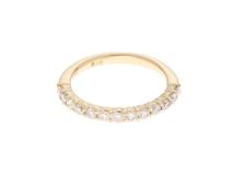 JEWELRY　ノンブランドジュエリー　貴金属・宝石　リング　K18イエローゴールド　ダイヤモンド約0.50カラット　約2.2g　約6号　2147400284352　【205】