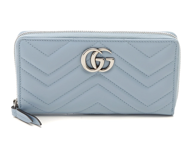 GUCCI グッチ 財布/長財布 ダブルGジップアラウンドウォレット ライト  