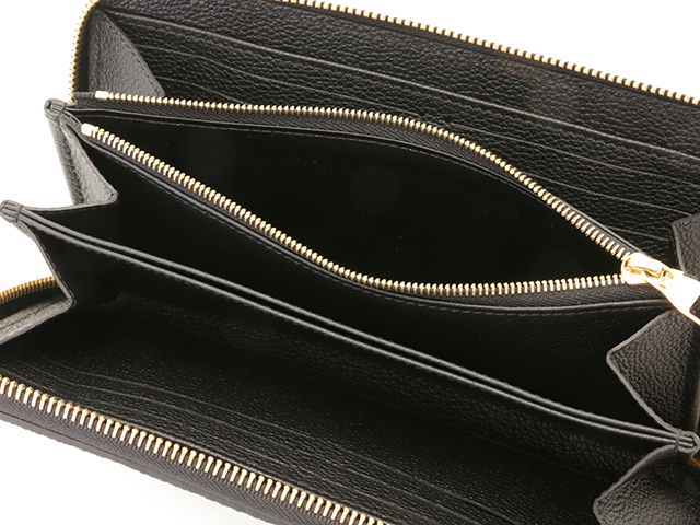 ルイヴィトン　アンプラント　ジッピーウォレット　ノワール　長財布　451 Louis Vuitton ルイ・ヴィトン アンプラント ジッピーウォレット